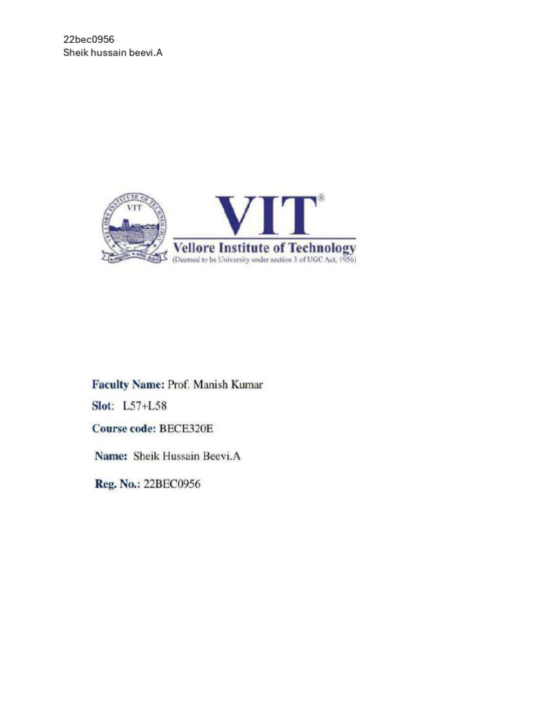 Embedded C Programming Submission 4 | PDF | Computing | Computer ...