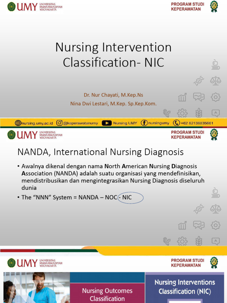 Klasifikasi Intervensi Keperawatan NIC | PDF