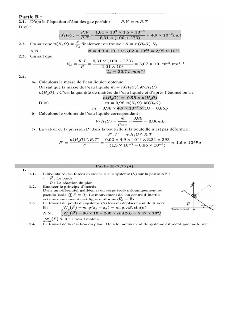 Corection Du Controle 1 SM | PDF
