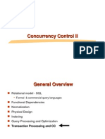 Concurrency Control II