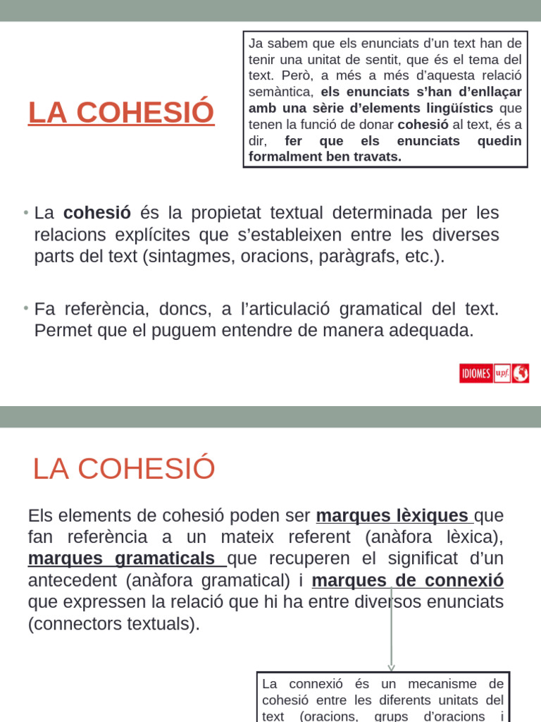 Cohesió Laia | PDF