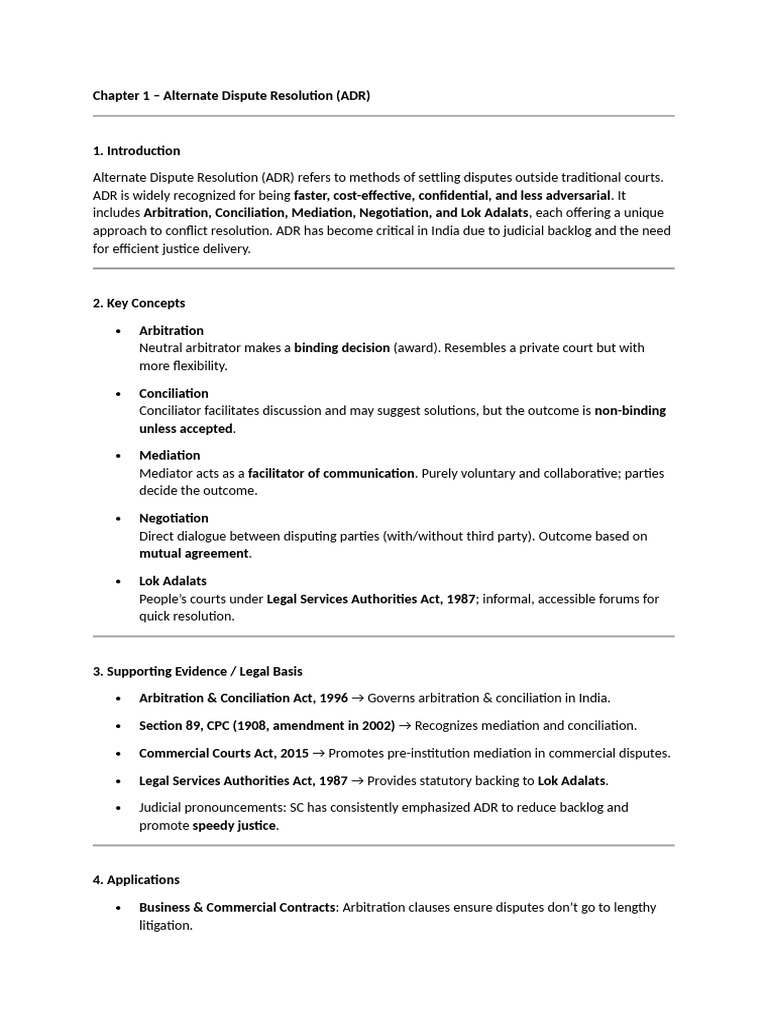 Summary Arbitration | PDF | Alternative Dispute Resolution | Mediation