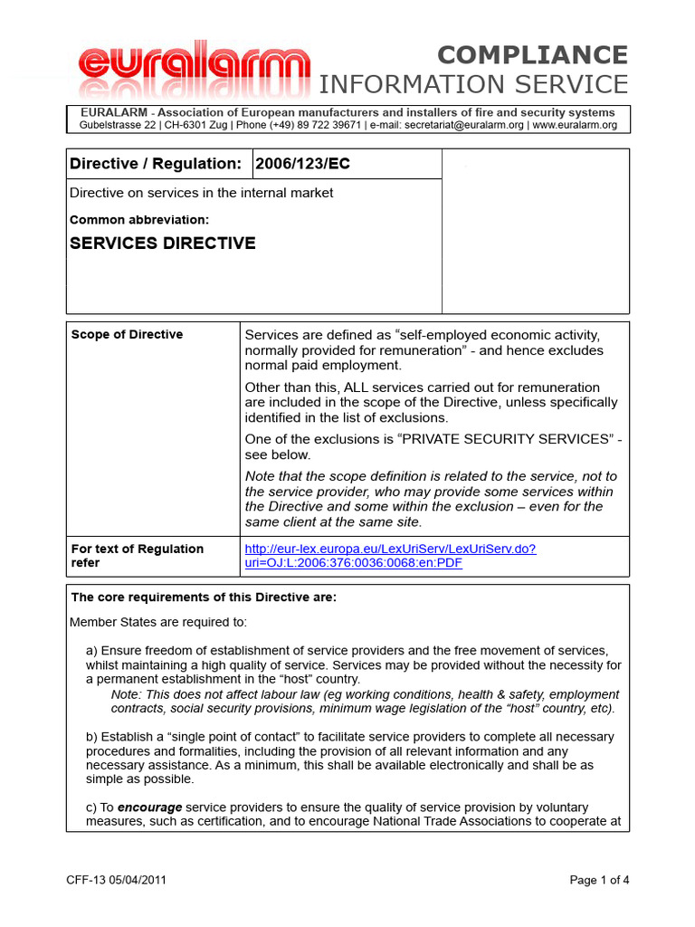Information Service: Compliance | PDF | Employment | Directive ...