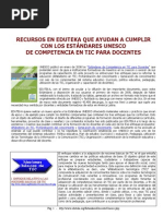 RECURSOS EN EDUTEKA y ESTÁNDARES UNESCO