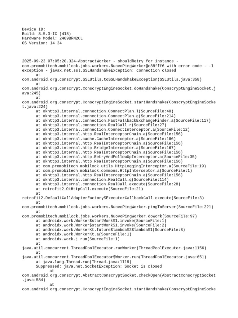 NuovoPingWorker SSLHandshake Errors | PDF | Computing | Computer ...