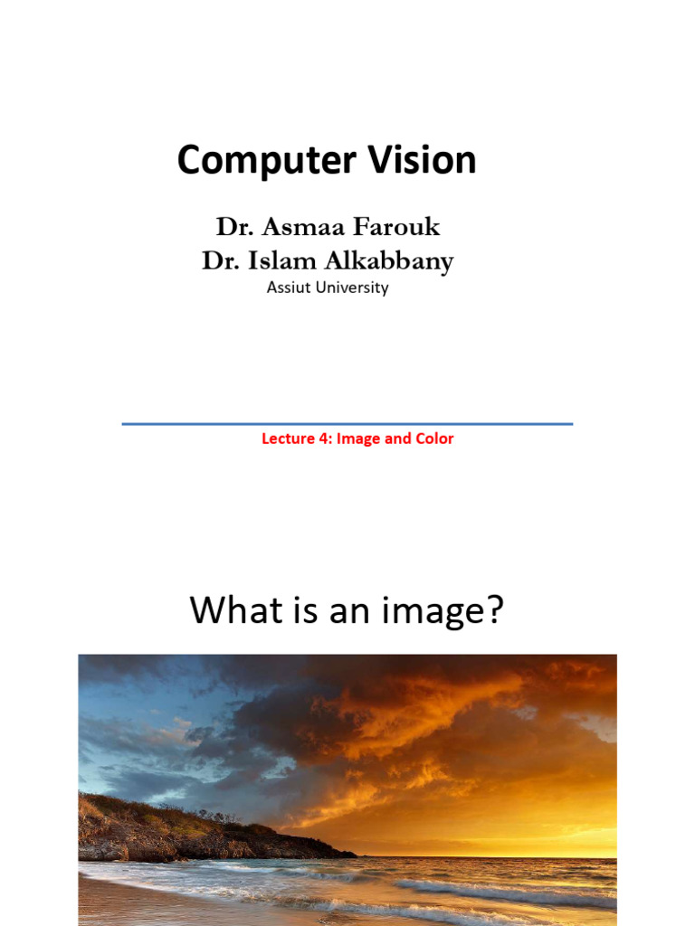 Image Formation and Digitization Basics | PDF | Rgb Color Model | Color