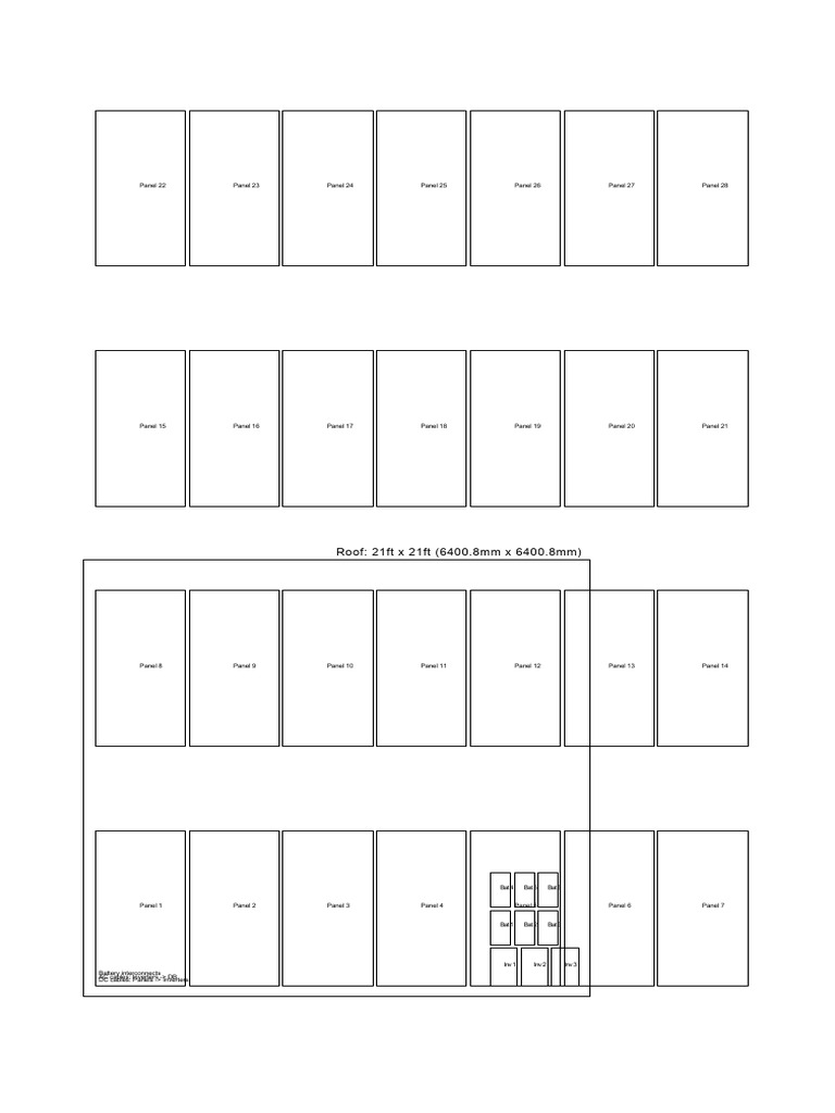 21ft x 21ft Roof Panel Layout Guide | PDF