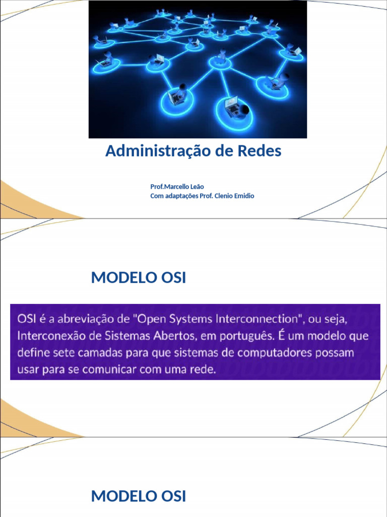Estrutura do Modelo OSI em Redes | PDF | Modelo OSI | Rede de computadores