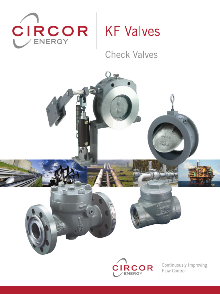 High-Performance KF Check Valves | PDF | Valve | Steel