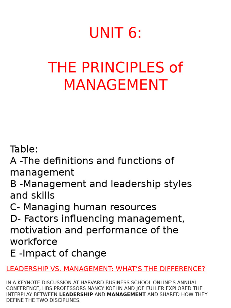 Leadership vs. Management Explained | PDF | Leadership | Social Psychology