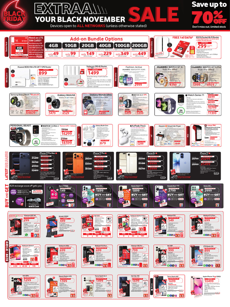 Black November Wi-Fi Deals & Offers | PDF | Mobile Phones | Computer ...