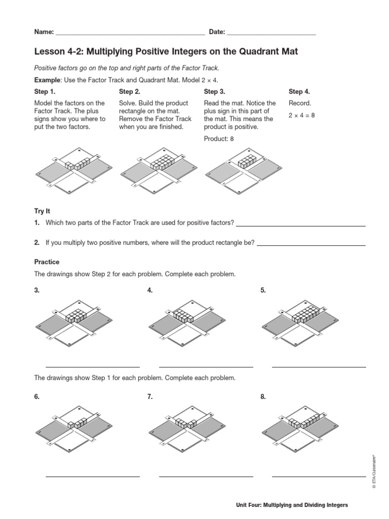Mult With Factor Mat and Cubes | PDF | Multiplication | Mathematics