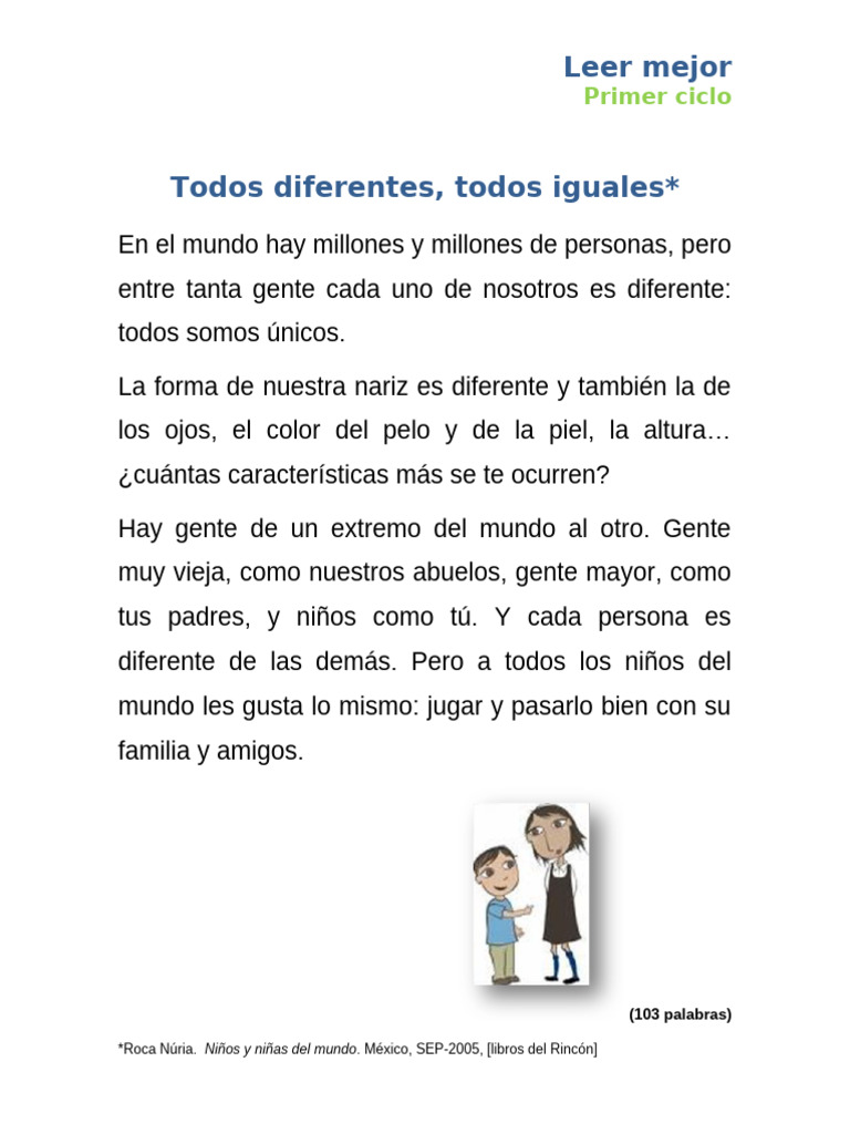 Diversidad y similitudes en la infancia | PDF