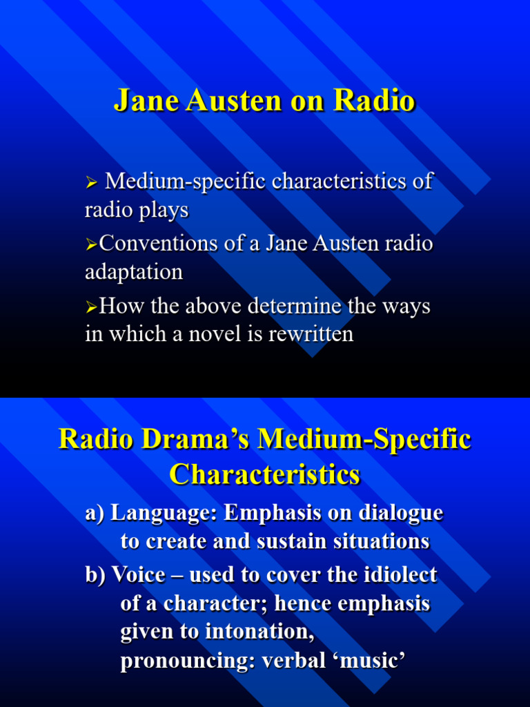 Jane Austen Adaptations in Radio Drama | PDF | Emma (Novel) | Pride And ...