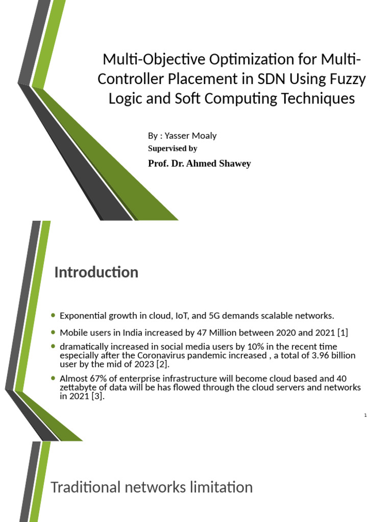 Multi-Objective Optimization For Multi-Controller Placement in SDN ...