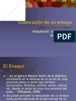 Elaboración de Un Ensayo