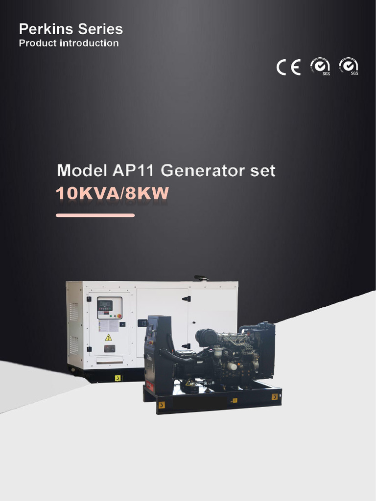 GEE AP11-403A-15G1+S0L1-H1 10kva | PDF | Electric Generator | Mains ...