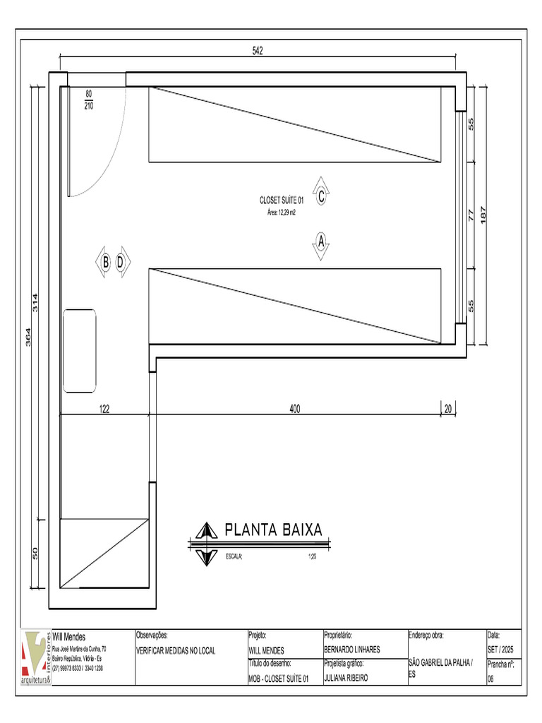 06- CLOSET SUÍTE 01 | PDF