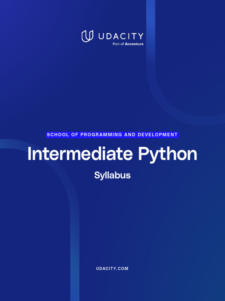 Intermediate Python: Syllabus | PDF | Python (Programming Language ...