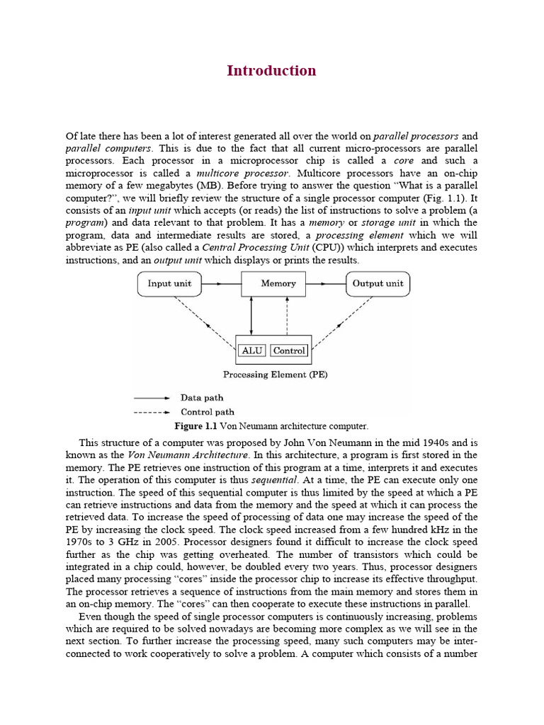 Understanding Parallel Computing Basics | PDF | Central Processing Unit ...