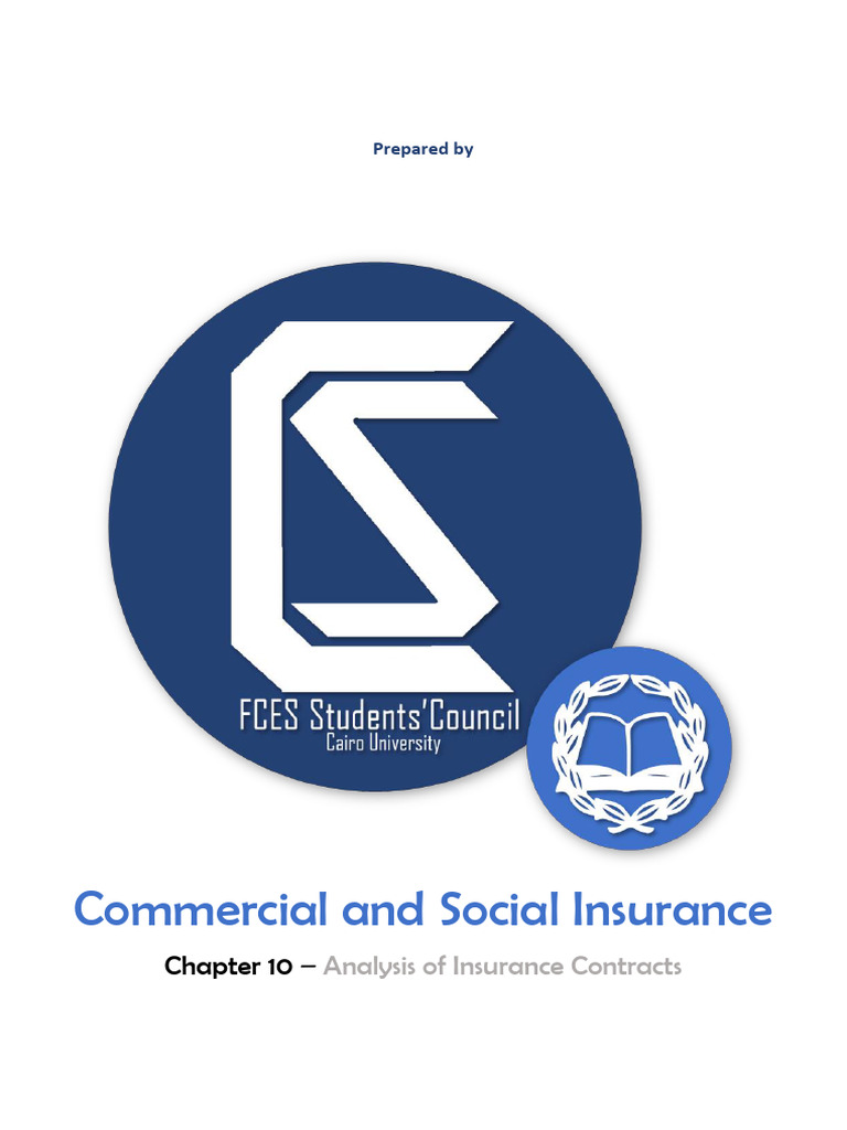 Insurance Chapter 10 | PDF