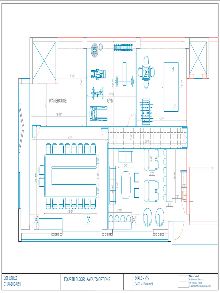 Fourth Floor Layout Options by SAM Architects | PDF