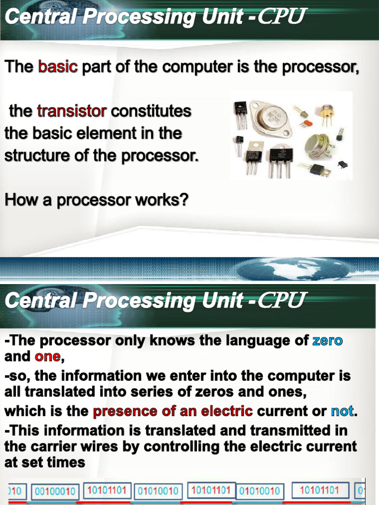 Central Processing Unit - CPU | PDF