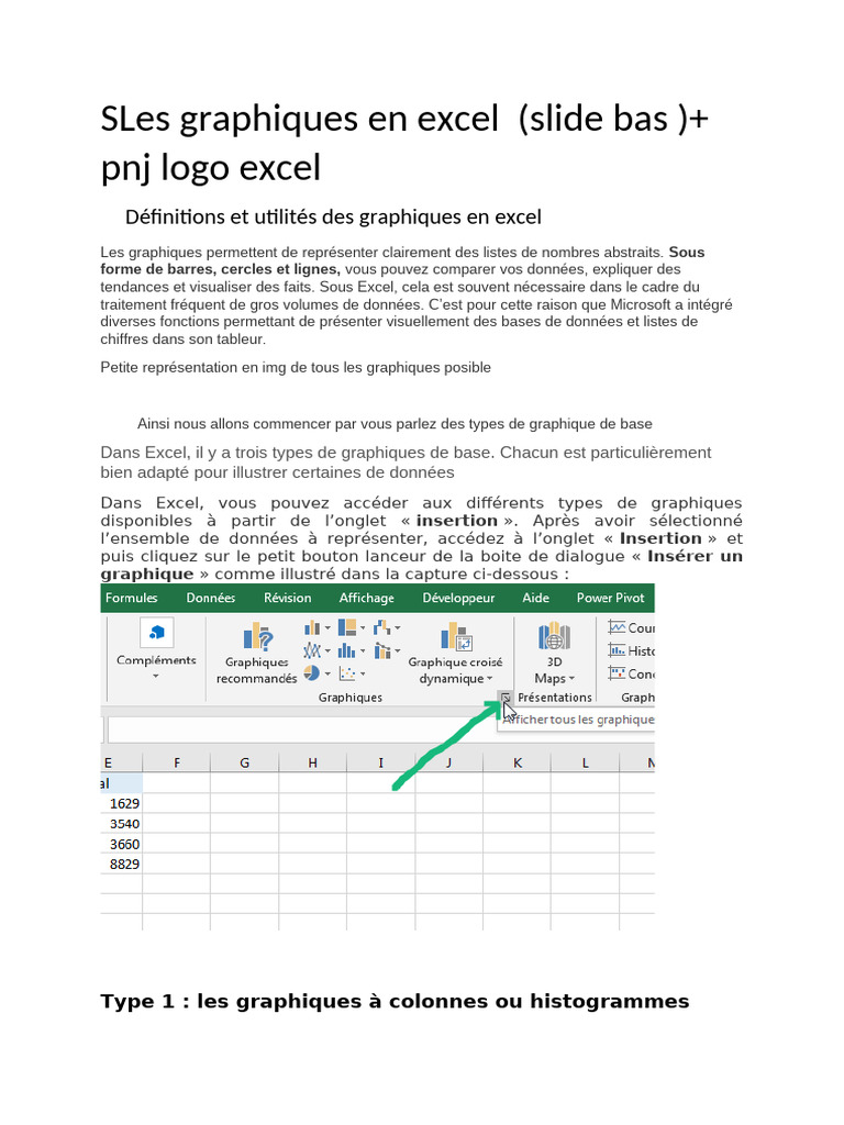 Graphiques empilés dans Excel | PDF | Microsoft Excel | Logiciel