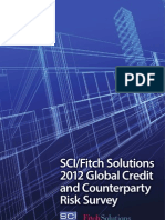 SCI Fitch Solutions 2012 Global Credit and Counter Party Risk Survey