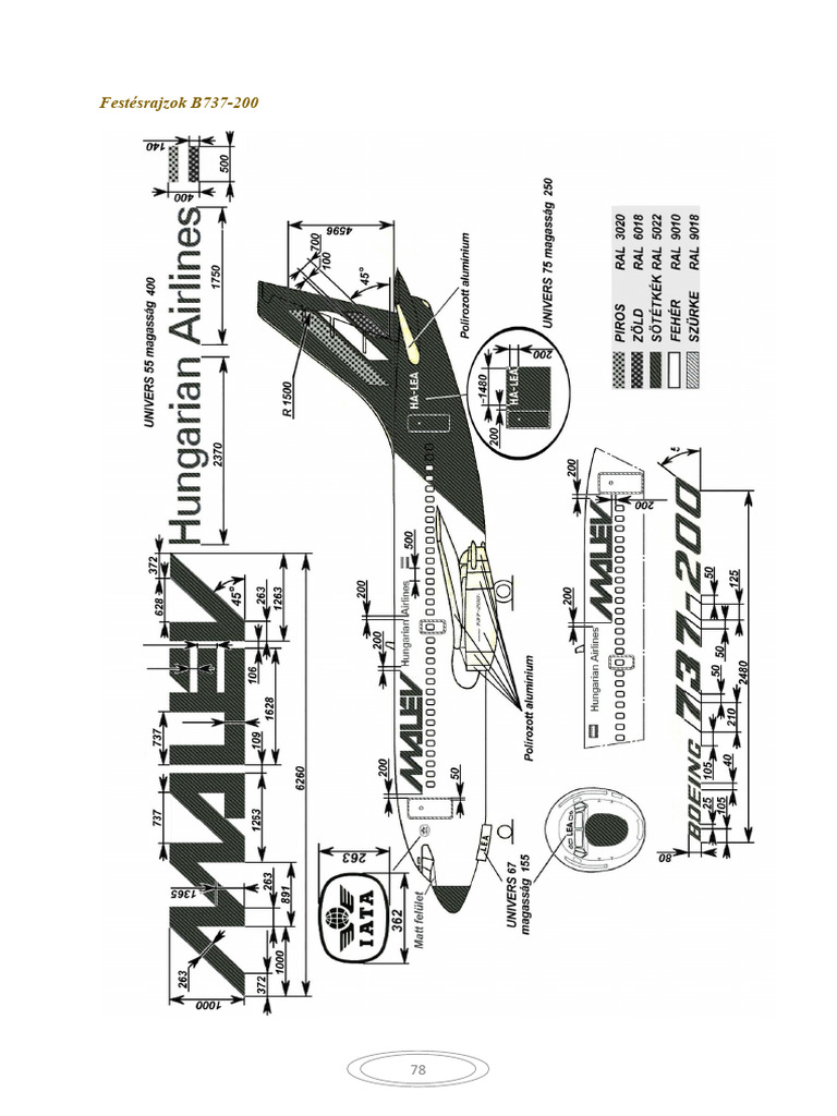 Malév Livery1 | PDF
