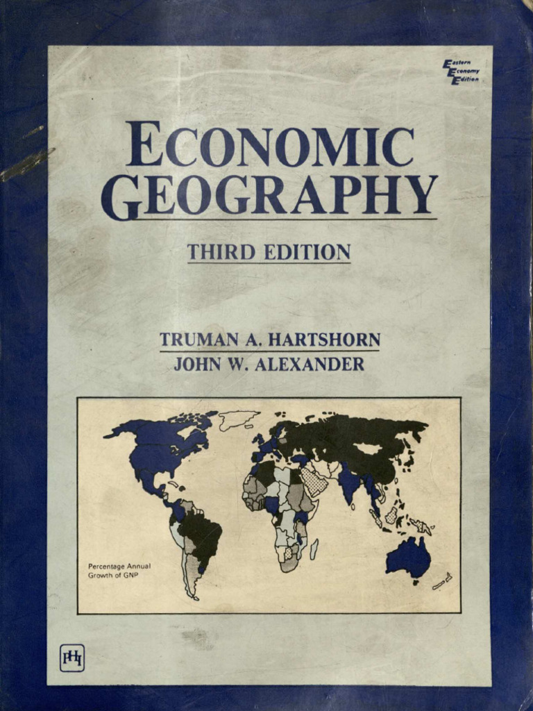 Economic Geography Alexander&Hartshorn - 1988 | PDF