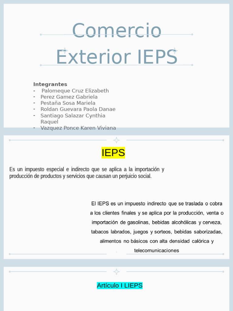 Exposicion Ieps | PDF | aduana | Vodka