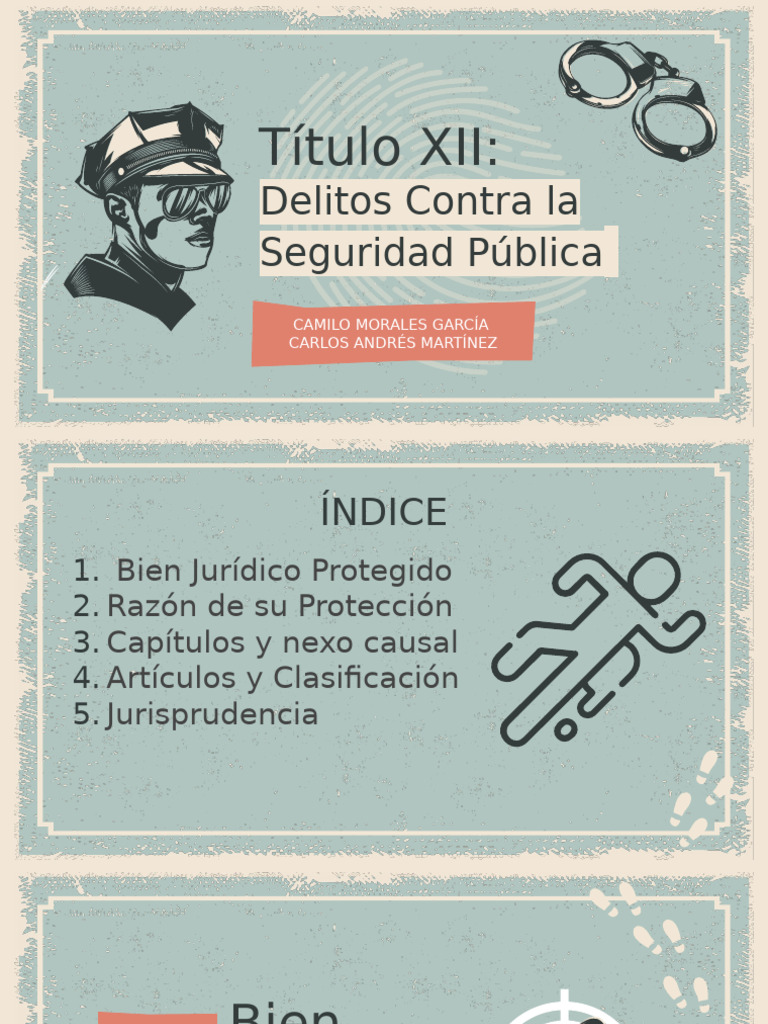 Delitos y Protección de la Seguridad Pública | PDF | Valores | Castigos
