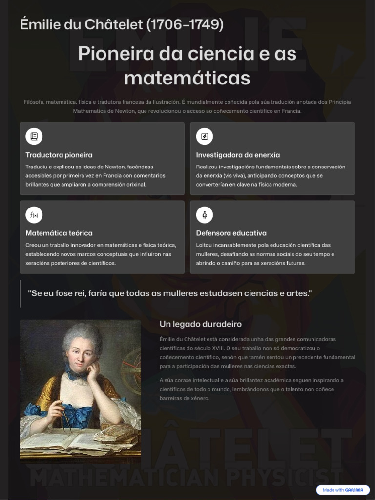 Emilie Du Chatelet 1706 1749 PDF — free download