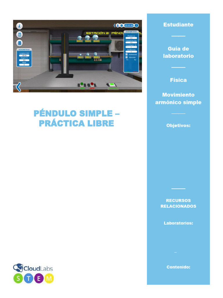 Práctica de Péndulo Simple en Física | PDF | Olas | Mecánica