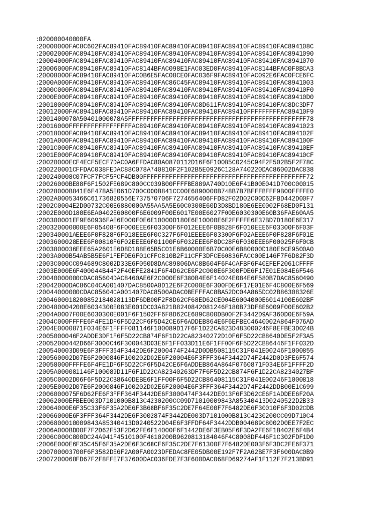 Hexadecimal Data Analysis Document | PDF