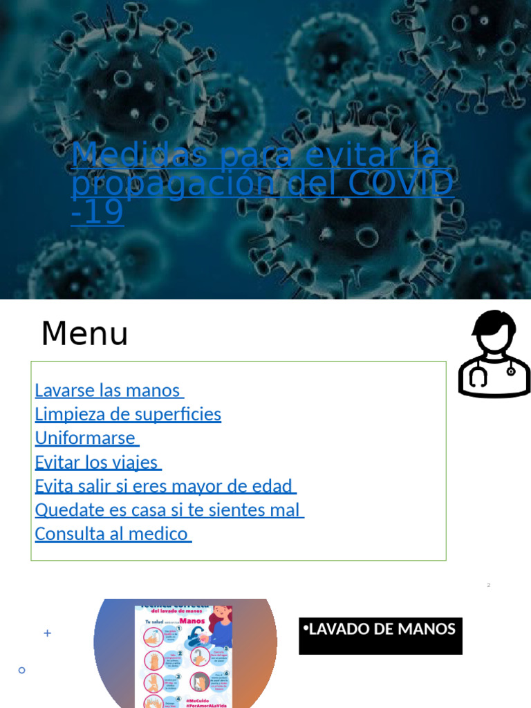 Medidas para prevenir COVID-19 | PDF | Lavado de manos | Enfermedades y ...