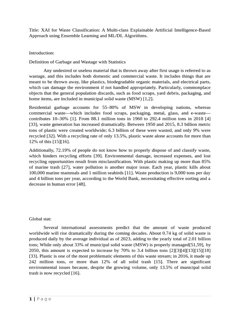 XAI Waste Classification with Ensemble Learning | PDF | Artificial ...