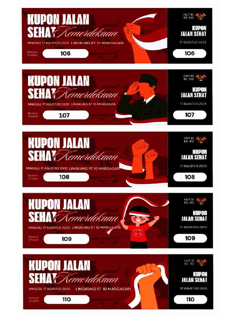 Kupon Jalan Santai | PDF