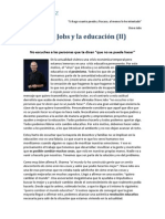 Steve Jobs y la educación(II)