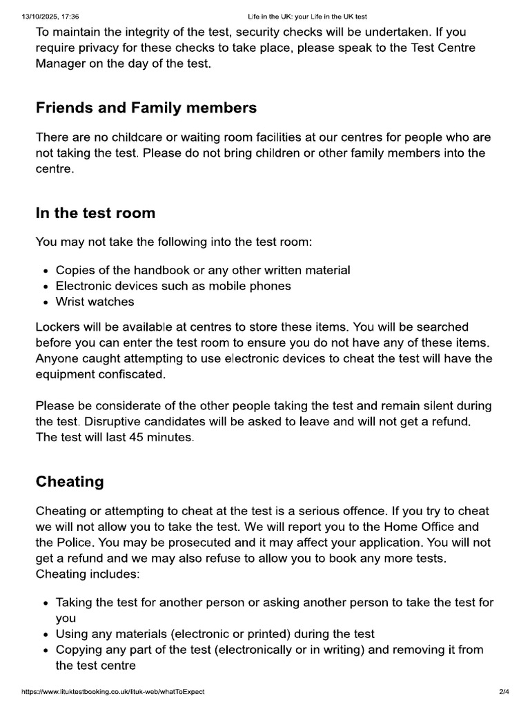 What To Expect On Test Day - Part2 | PDF