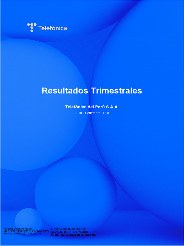 .Pewp Contentuploadssites5202310informe Financiero Telefonica Set23 PDF ...