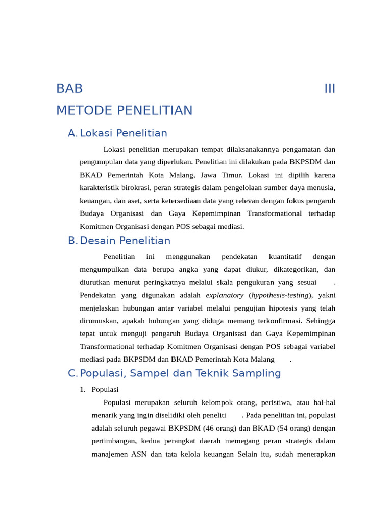 BAB III | PDF