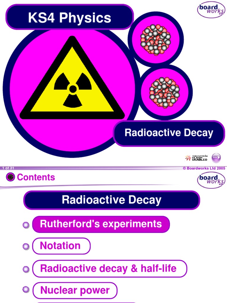 KS4 Radioactive Decay | PDF | Radioactive Decay | Neutron