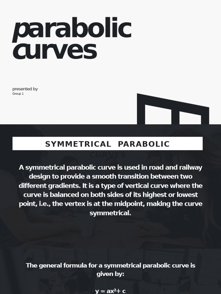 Symmetrical Parabolic Curve Design Guide | PDF | Geometric Shapes ...
