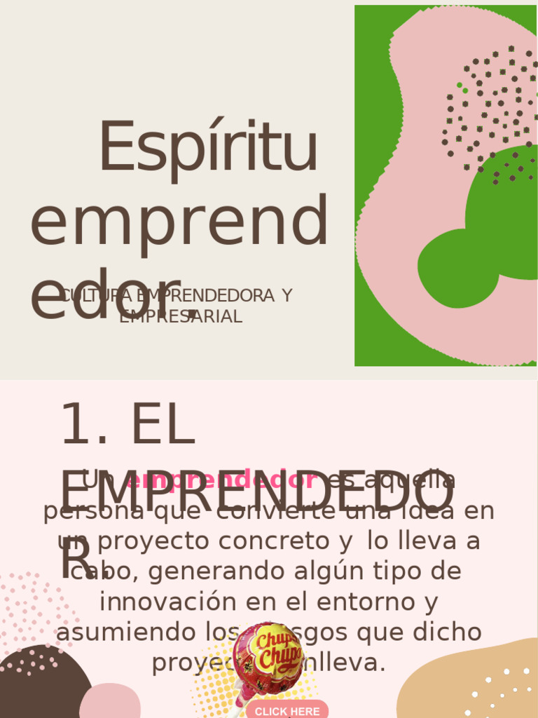 Espiritu Emprendedor | PDF | Iniciativa empresarial | Business