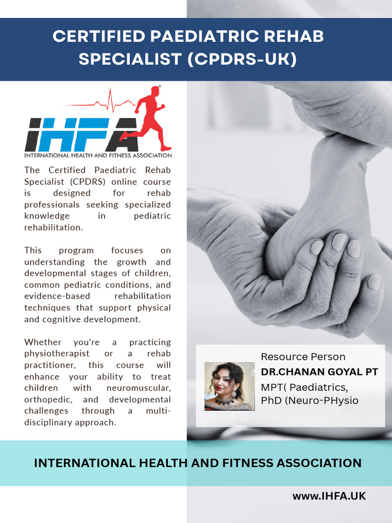 Paediatric Rehab - IHFA SUP25 | PDF | Physical Therapy | Sensory ...