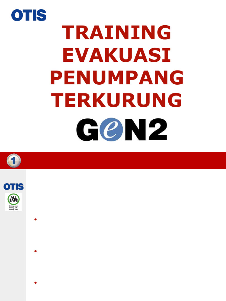 Evakuasi Penumpang - Gen2 Machine Roomless | PDF