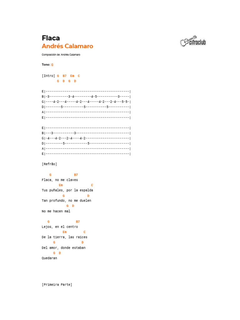Letras y acordes de 