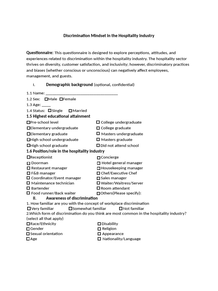 Revised Final | PDF | Discrimination | Employment Discrimination